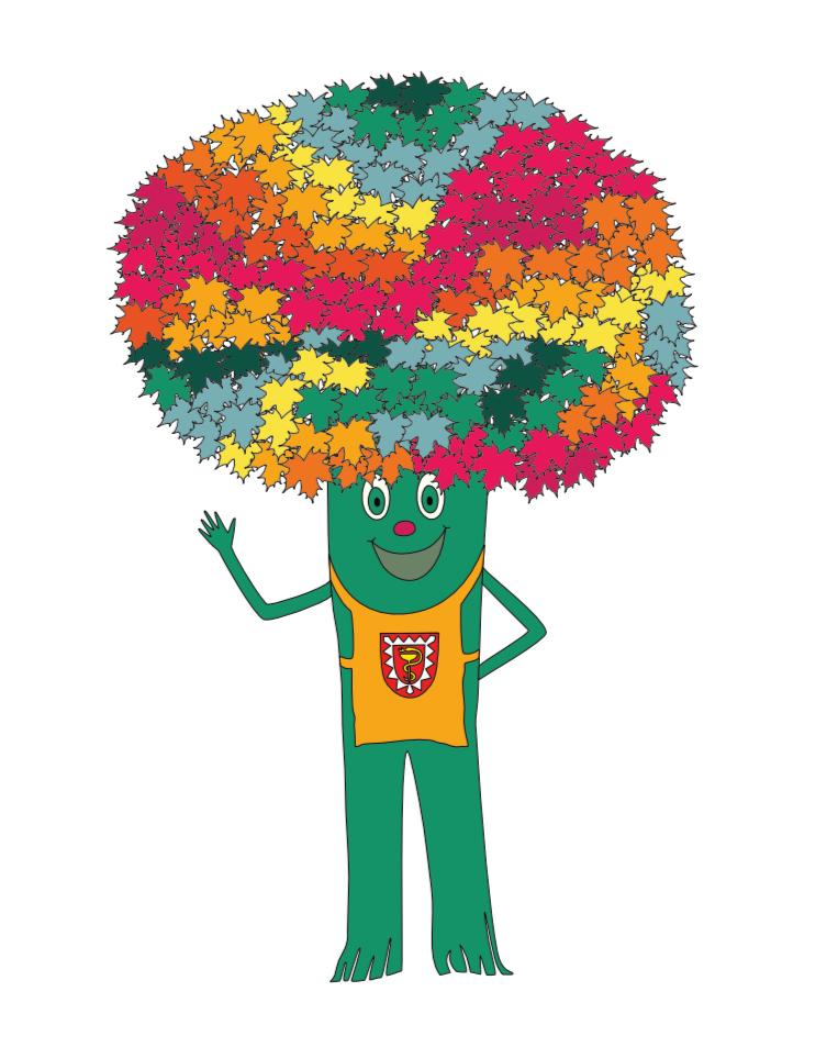 Momo ist das Maskottchen der Landesgartenschau Bad Nenndorf. Quelle: Anja Wingert